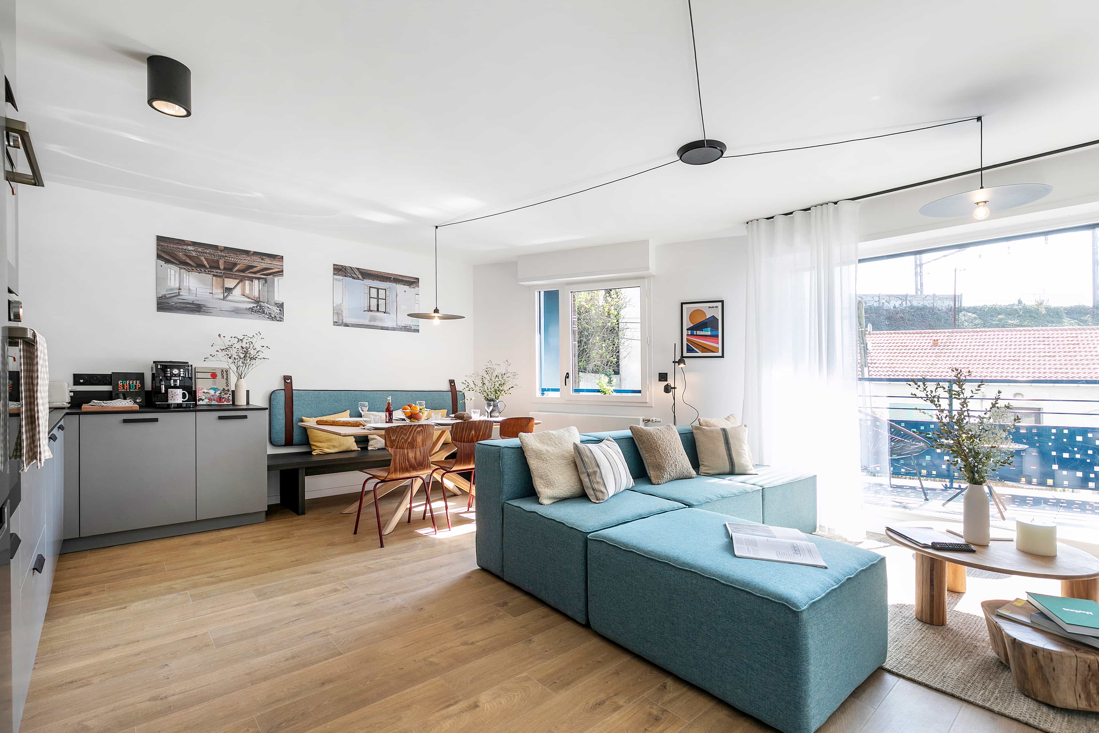 Salon Appartement Paris 15 Biome - Coliving Sharies