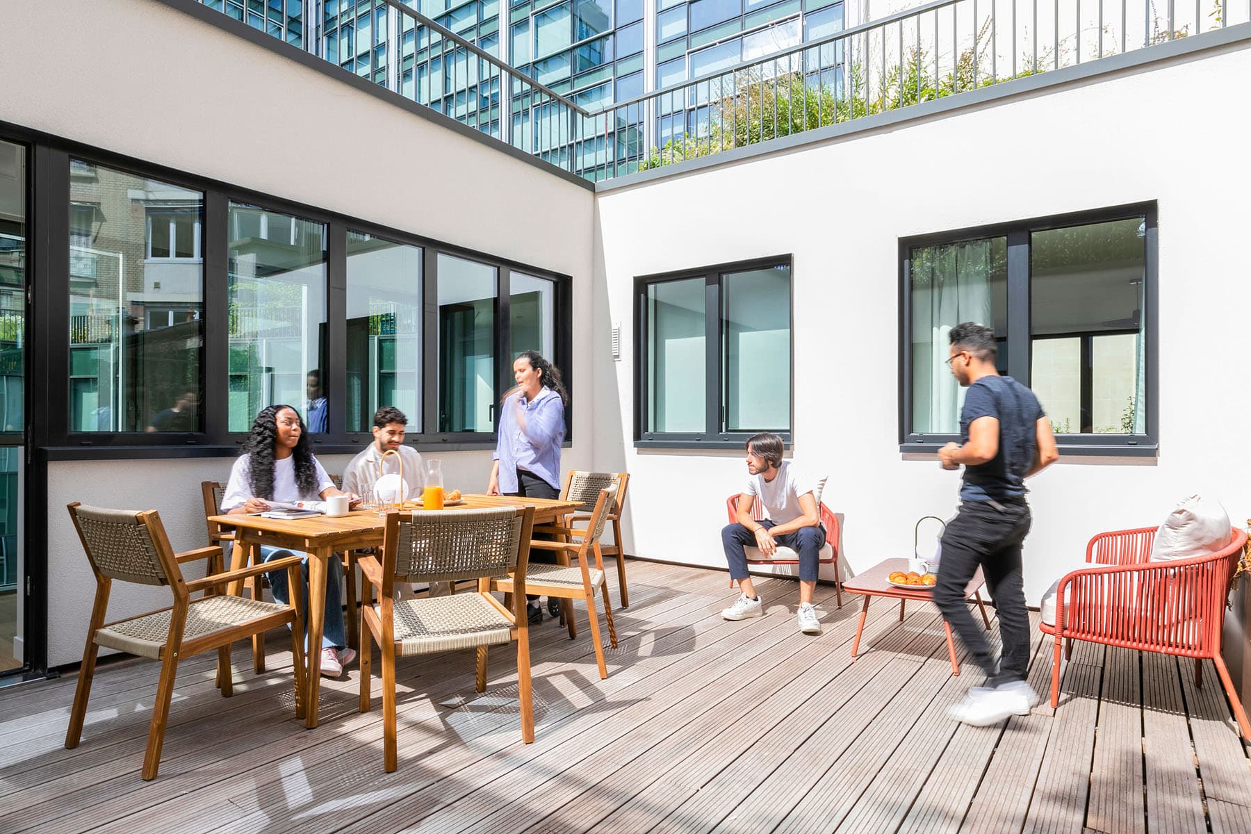 Terrasse Paris 15 Biome - Coliving Sharies